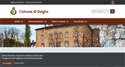 Desktop Screenshot of comune.oviglio.al.it