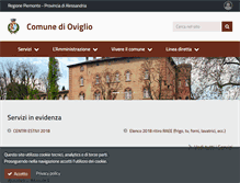 Tablet Screenshot of comune.oviglio.al.it